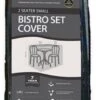 Garland Premium 2 Seater Small Bistro Cover - Black 2 Garland Premium 2 Seater Small Bistro Cover - Black -Outdoor Garden 35200 15337