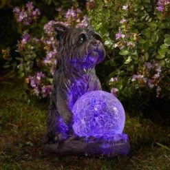 Smart Solar Mystic Dog -Outdoor Garden 39372 11935