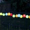 Smart Solar Chinese Lanterns - Set Of 10 -Outdoor Garden 39375 11928