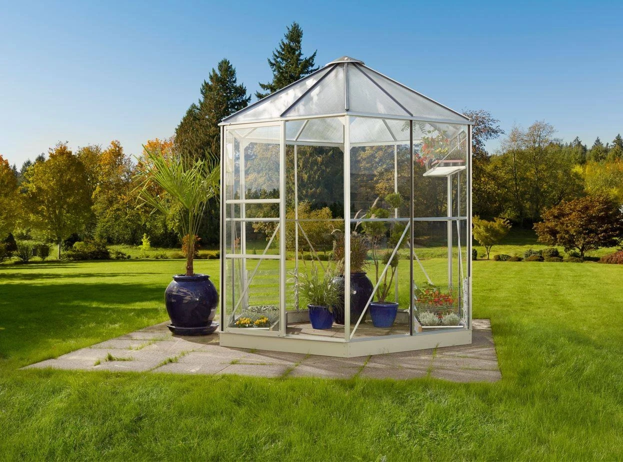 Vitavia Hera 4500 Frame Hexagonal Greenhouse 3 Vitavia Hera 4500 Frame Hexagonal Greenhouse