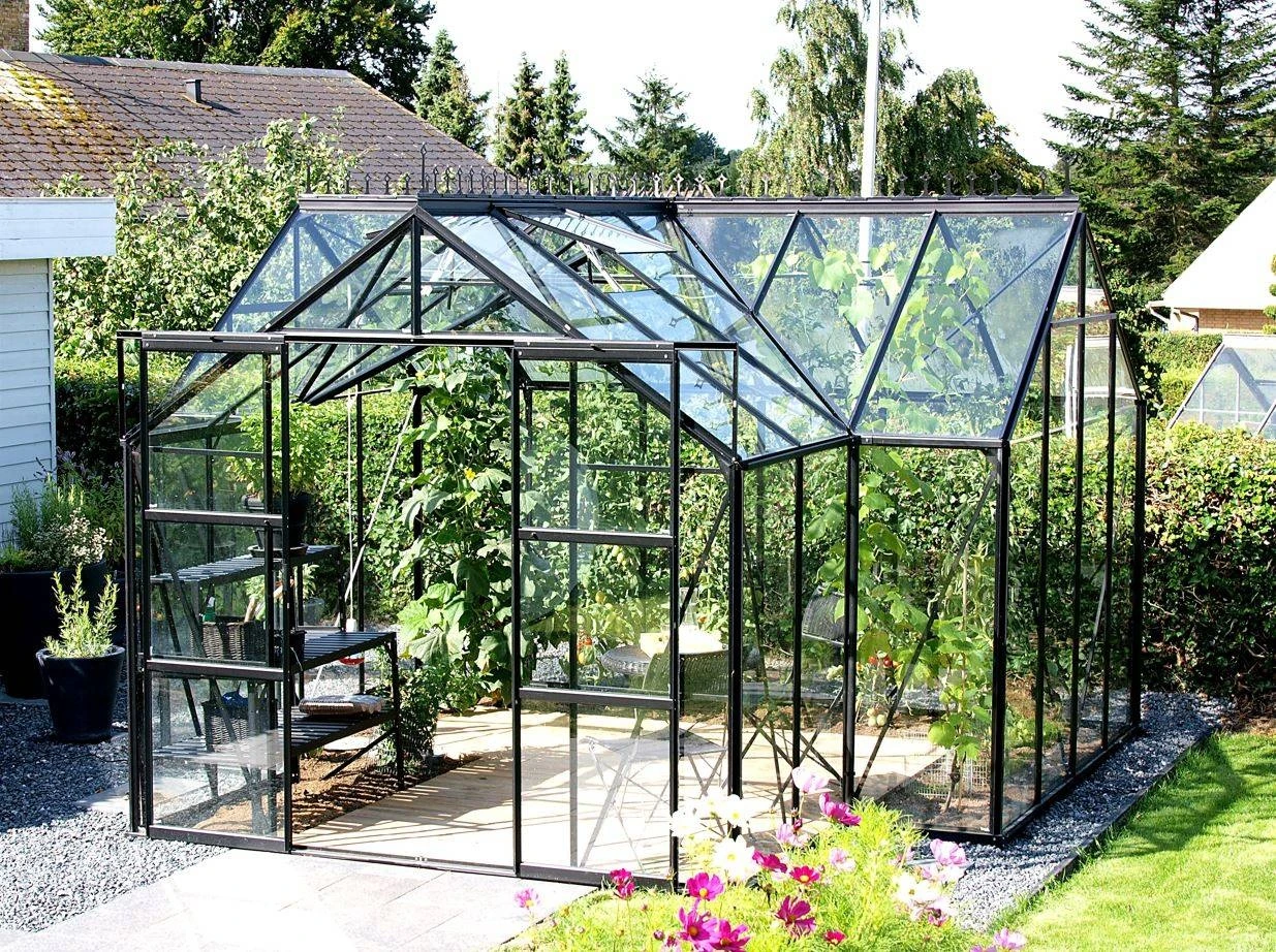 Vitavia Sirius 13000 Powder Coated Black Frame Greenhouse 3 Vitavia Sirius 13000 Powder Coated Black Frame Greenhouse