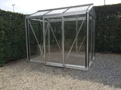 Janssens Helios Urban Hobby 180/25 Tempered Glass Greenhouse 5ft X 8ft -Outdoor Garden 43063 7432