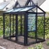 Janssens Helios Urban Victorian 180/25 Tempered Glass Greenhouse 5ft X 8ft -Outdoor Garden 43064 7421