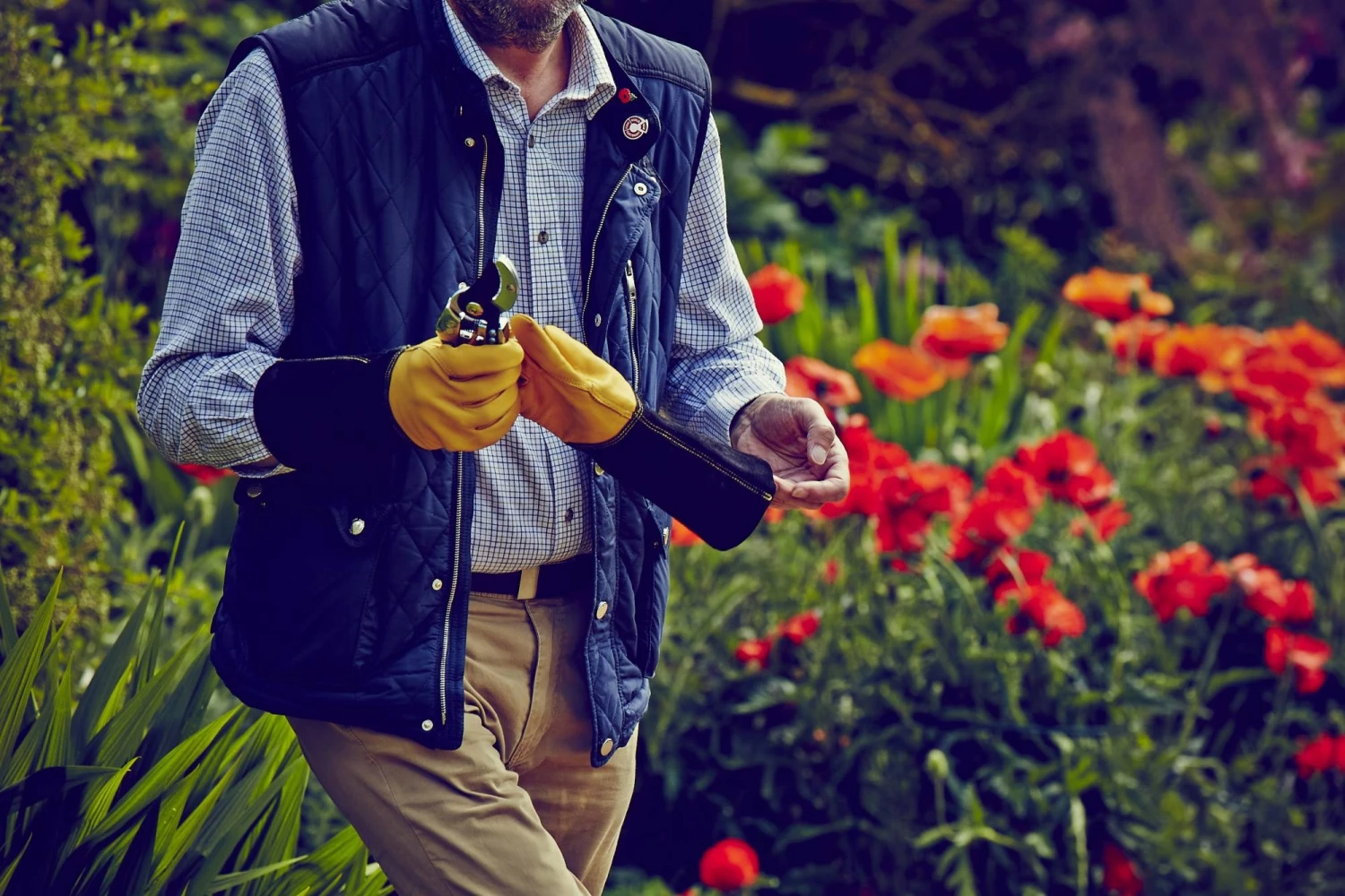 Town & Country Deluxe - Premium Leather Gauntlet Glove - Large 4 Town & Country Deluxe - Premium Leather Gauntlet Glove - Large - Image 2