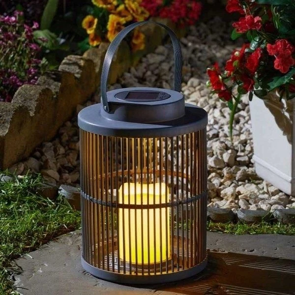 Smart Solar Urbane Lantern - Slate 3 Smart Solar Urbane Lantern - Slate