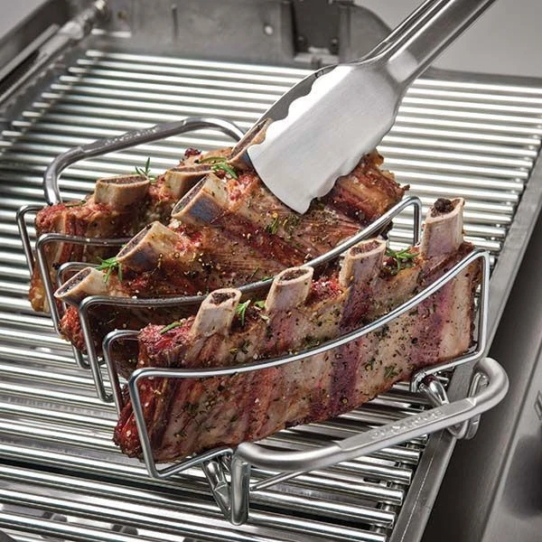 Broil King Stainless Steel Rib Rack & Roast Support 4 Broil King Stainless Steel Rib Rack & Roast Support - Image 2