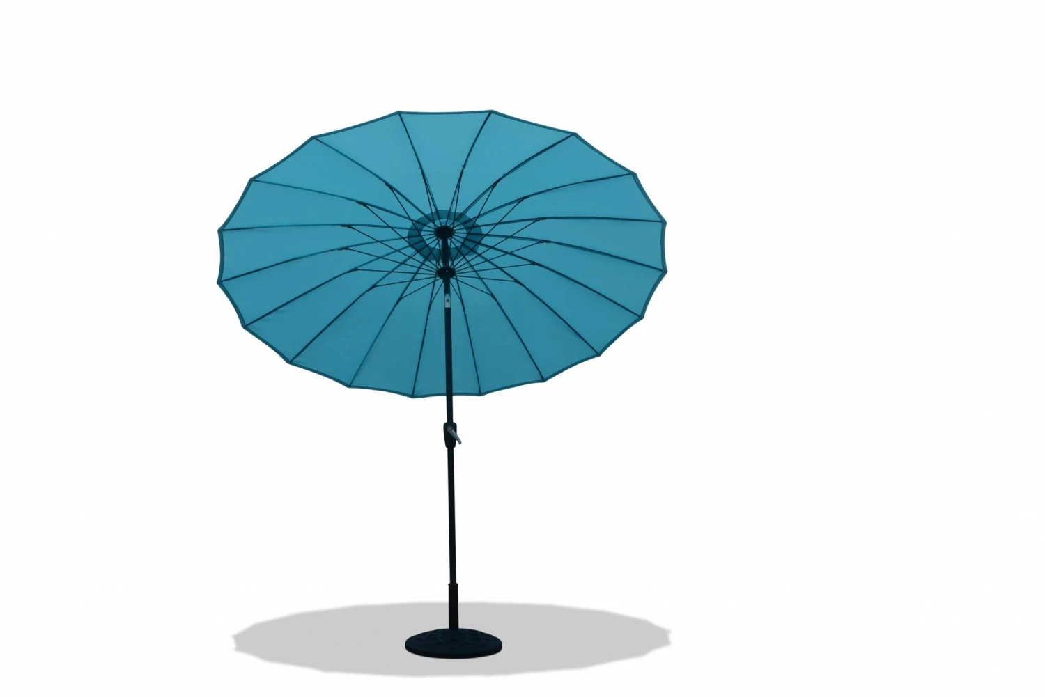 Katie Blake Sturdi 2.7m Shanghai Parasol Aqua 4 Katie Blake Sturdi 2.7m Shanghai Parasol Aqua - Image 2