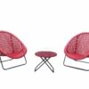 TOBS Garden Bistro Set - Chilli Red -Outdoor Garden 46748 2591