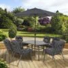 Other Barkston 6 Seater Set Including Parasol -Outdoor Garden 46752 2587