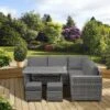 Harby Deluxe Corner High Back Dining Set -Outdoor Garden 46755 2585