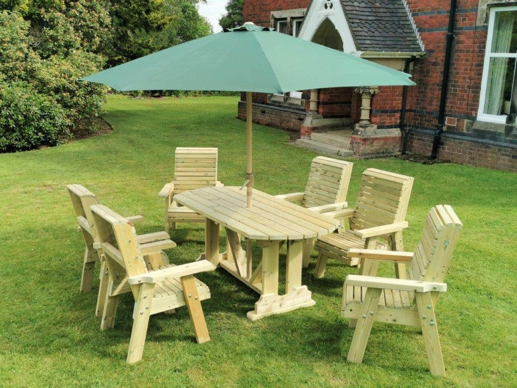 Churnet Valley Ergo 6 Seat Table Set - 6 X Chairs 4 Churnet Valley Ergo 6 Seat Table Set - 6 X Chairs - Image 2