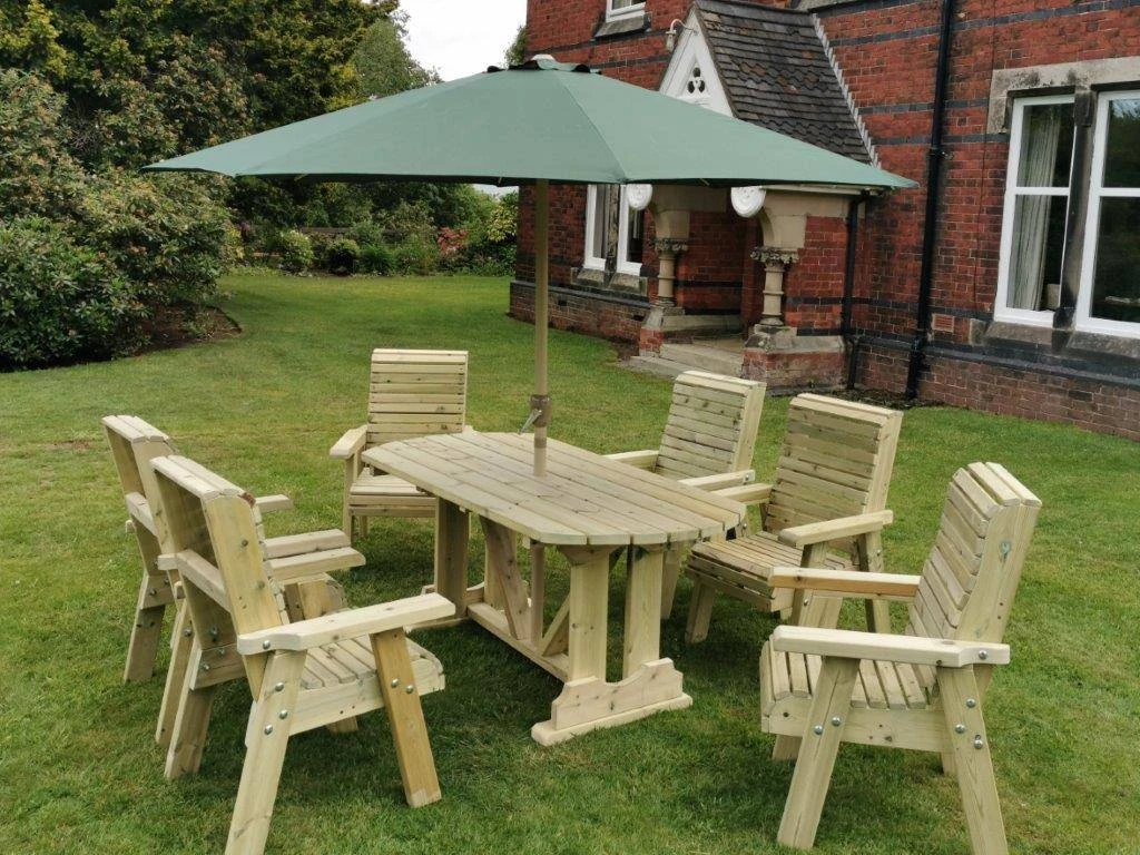 Churnet Valley Ergo 6 Seat Table Set - 6 X Chairs 6 Churnet Valley Ergo 6 Seat Table Set - 6 X Chairs - Image 4