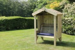 Churnet Valley Cottage Arbour Fully Enclosed 2 Seater -Outdoor Garden 46806 2513