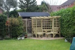 Churnet Valley Clementine Corner Arbour -Outdoor Garden 46815 2483
