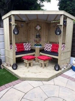 Churnet Valley Four Seasons Garden Room With Decking -Outdoor Garden 46817 2475