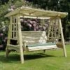 Churnet Valley Antoinette Swing 3 Seater -Outdoor Garden 46823 2446