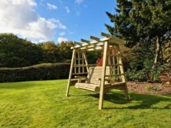 Churnet Valley Pergola Swing 2 Seater -Outdoor Garden 46826 2438