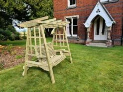 Churnet Valley Pergola Swing 2 Seater -Outdoor Garden 46826 2439