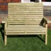 Churnet Valley Ergo 2 Seat Bench -Outdoor Garden 46832 2414