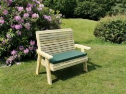 Churnet Valley Ergo 2 Seat Bench -Outdoor Garden 46832 2418