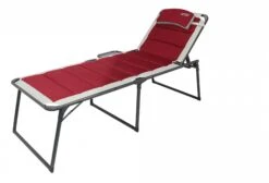 Quest Leisure Bordeaux Pro Lounge Bed With Side Table -Outdoor Garden 46992 2233