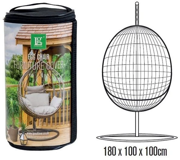 LG Outdoor DXCOV13 Egg Chair Deluxe Cover 5 LG Outdoor DXCOV13 Egg Chair Deluxe Cover - Image 3