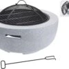 Koopman Rome Fire Bowl MgO With BBQ Rack 1 Koopman Rome Fire Bowl MgO With BBQ Rack -Outdoor Garden 47162 1867
