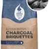 Green Olive Long Burn Charcoal Briquettes 4kg -Outdoor Garden 47197 1824
