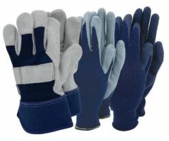 Town & Country Mens Gloves Triple Pack With Rigger