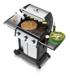 Broil King Signet 340 Gas Barbecue With Side Burner -Outdoor Garden 47931 39279