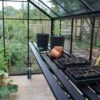 Halls Greenhouses 4ft Integral Staging Black For The Broadway (Lean-To) 2 Halls Greenhouses 4ft Integral Staging Black For The Broadway (Lean-To) -Outdoor Garden 48347 38271