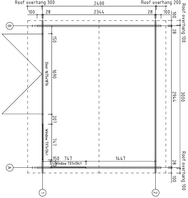 The Log Cabin Company Tallinn Studio 28mm 5 The Log Cabin Company Tallinn Studio 28mm - Image 3