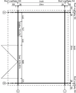 The Log Cabin Company Tallinn Studio Pent 28mm -Outdoor Garden 48412 38079