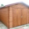 The Log Cabin Company Tallinn Garage -Outdoor Garden 48430 38021