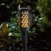 Smart Garden Solar Cool Flame Compact Torch Black 4 Piece Carry Pack -Outdoor Garden 50727 31893