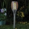 Smart Garden Solar Cool Flame Compact Torch Slate 4 Piece Carry Pack -Outdoor Garden 50729 31867