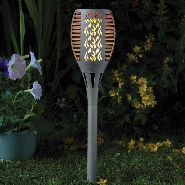 Smart Garden Solar Cool Flame Compact Torch Slate 4 Piece Carry Pack 3 Smart Garden Solar Cool Flame Compact Torch Slate 4 Piece Carry Pack
