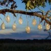 Smart Garden SpiraLight 10 Silver Solar String Lights -Outdoor Garden 50735 31850