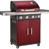 Landmann Rexon 4.1 - 4 Burner Gas Red Barbecue -Outdoor Garden 51018 30893
