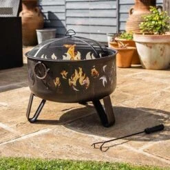 Smart Garden Fuego Deepbowl Firepit -Outdoor Garden 51472 29535