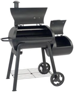 Landmann Vinson 200 Smoker Charcoal Barbecue - Black -Outdoor Garden 51773 28801