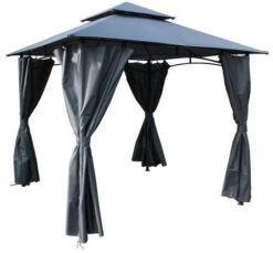 Royalcraft Cambridge Compact Gazebo 2.75m X 2.75m - Grey