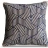LG Outdoor Blue Striped Cubes 50cm Scatter Cushion 1 LG Outdoor Blue Striped Cubes 50cm Scatter Cushion -Outdoor Garden 51932 28203