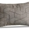 LG Outdoor Grey Striped Cubes 40x60cm Scatter Cushion -Outdoor Garden 51934 28175