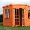 Shaws For Sheds Silverwood Corner Summerhouse -Outdoor Garden 53174 39372