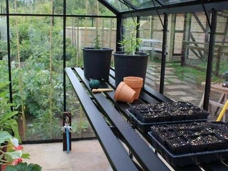 Halls Greenhouses Integral Staging 3 Halls Greenhouses Integral Staging