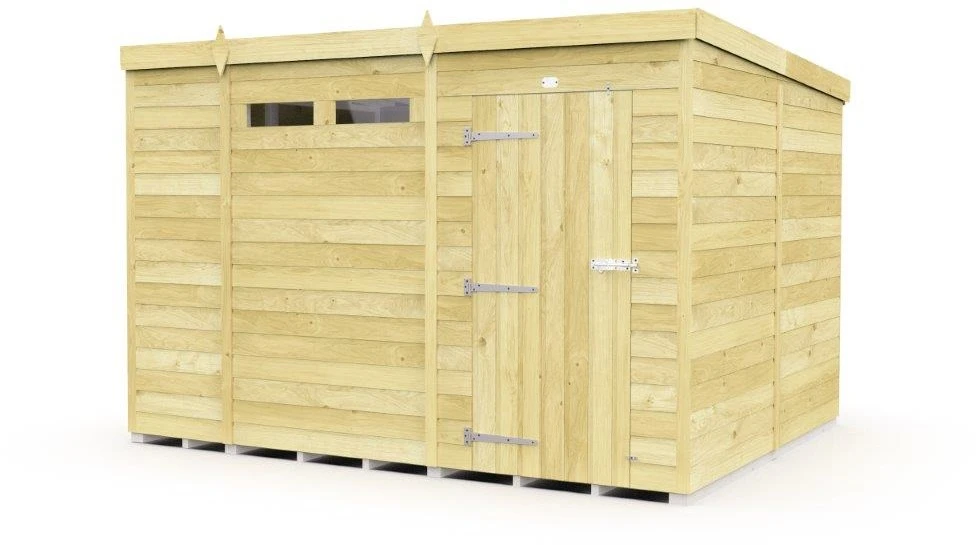 DIY Sheds Pent Security Shed - Single Door 3 DIY Sheds Pent Security Shed - Single Door