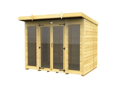 DIY Sheds Pent Summer House - Full Height Window 3 DIY Sheds Pent Summer House - Full Height Window