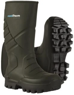 NoraTherm S5 Polyurethane Safety Wellington Boots - Green
