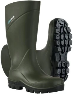 NoraMax S5 Polyurethane Safety Wellington Boots - Green